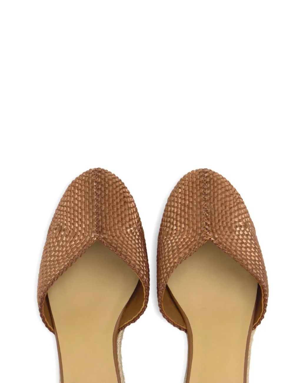 Castaner Natural Cora Woven-Design Heeled Espadrilles