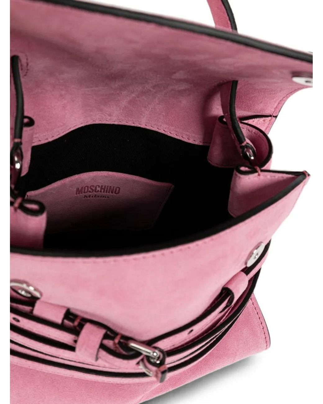 Moschino Pink Tie Me Mini Bag