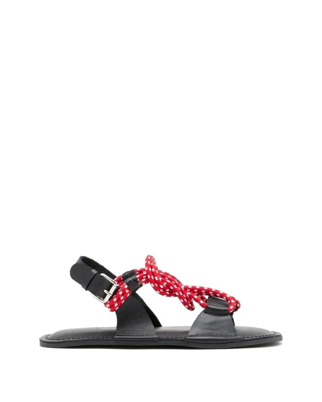 Plan C White Sandalen Mit Flechtdetails