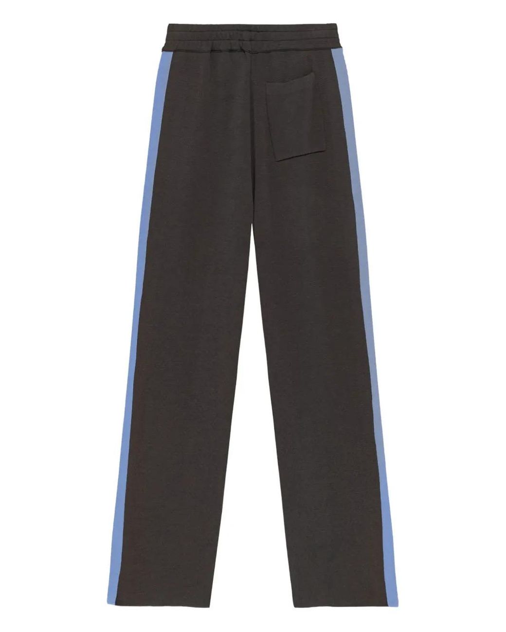 Autry Gray Striped Track Pants for men