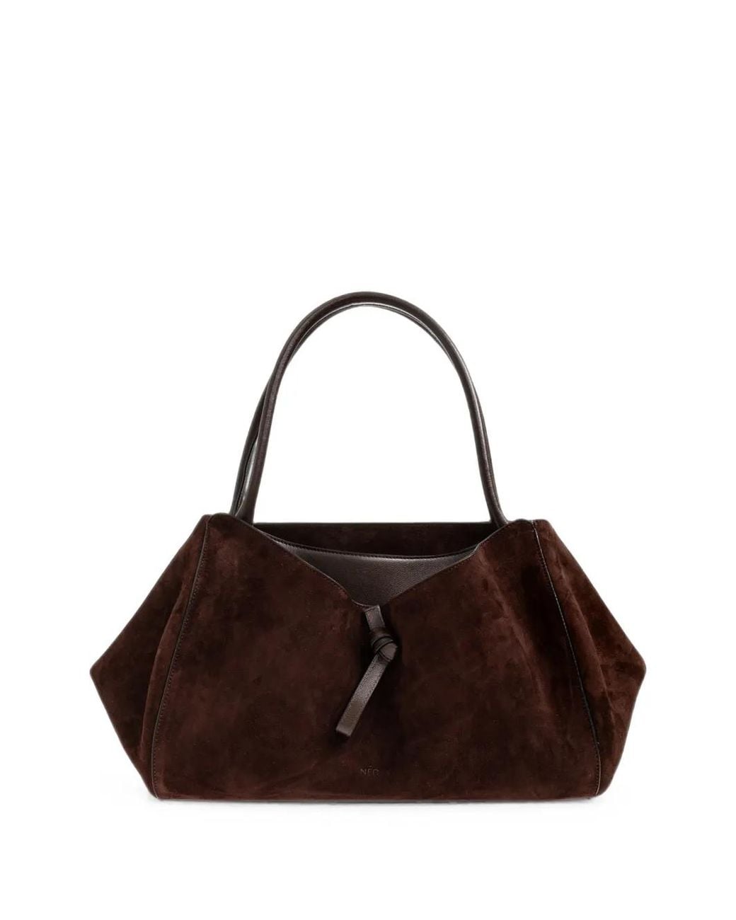 Neous Brown Sagitta Suede Tote Bag