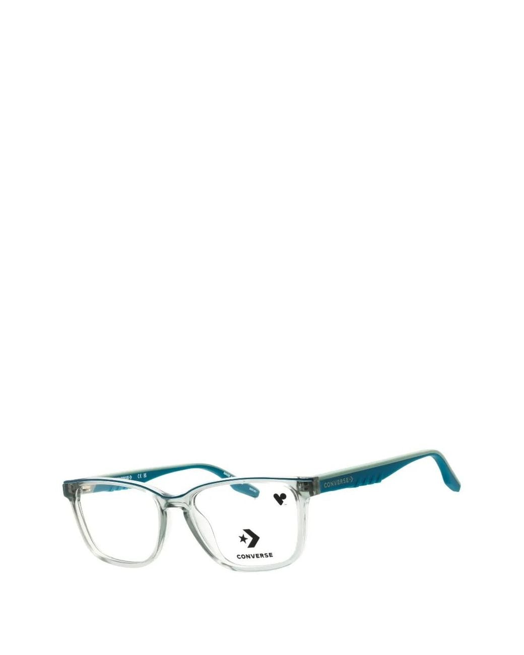 Converse Gray Rectangle-Frame Glasses