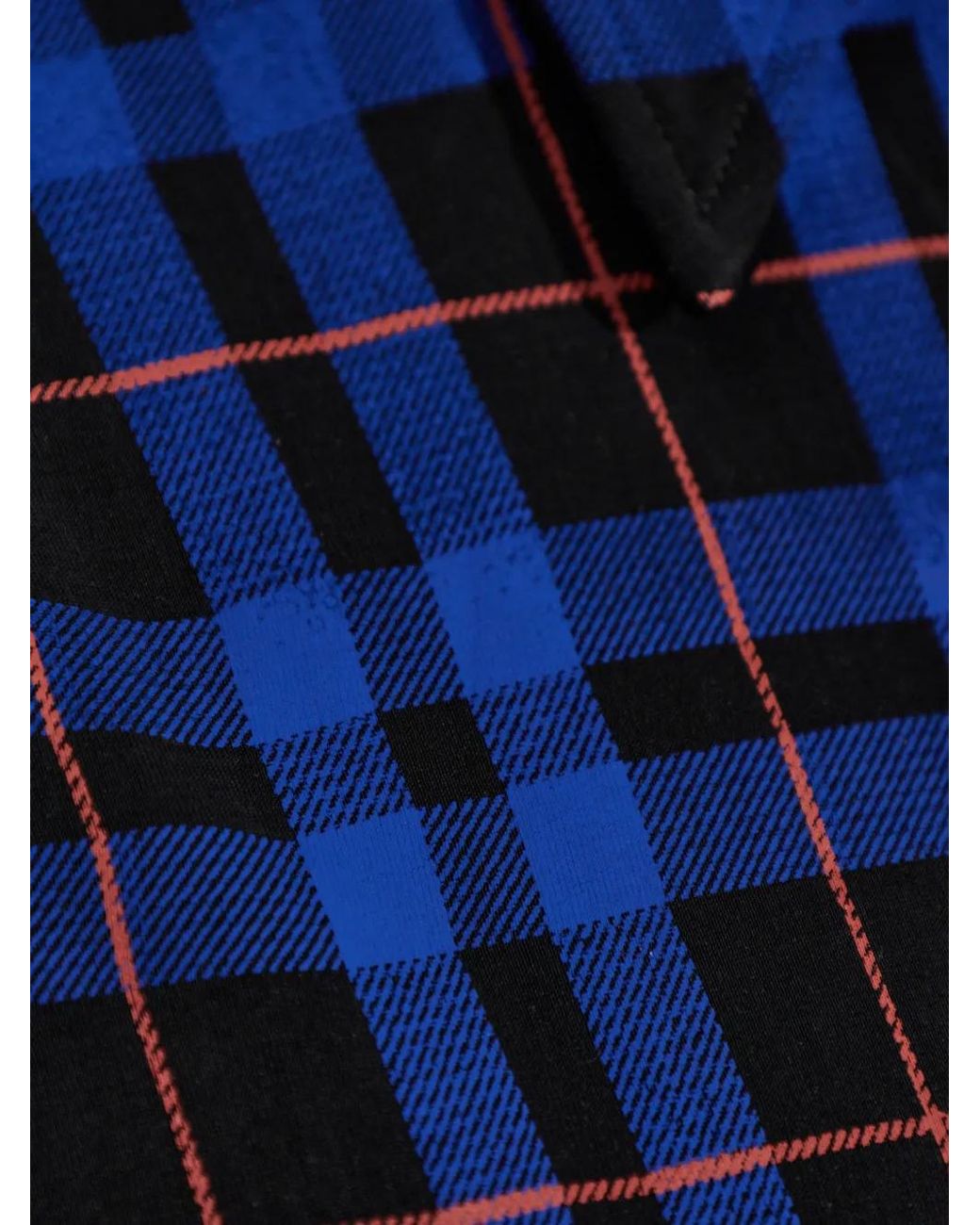 Maison Margiela Blue Short-Sleeve Polo