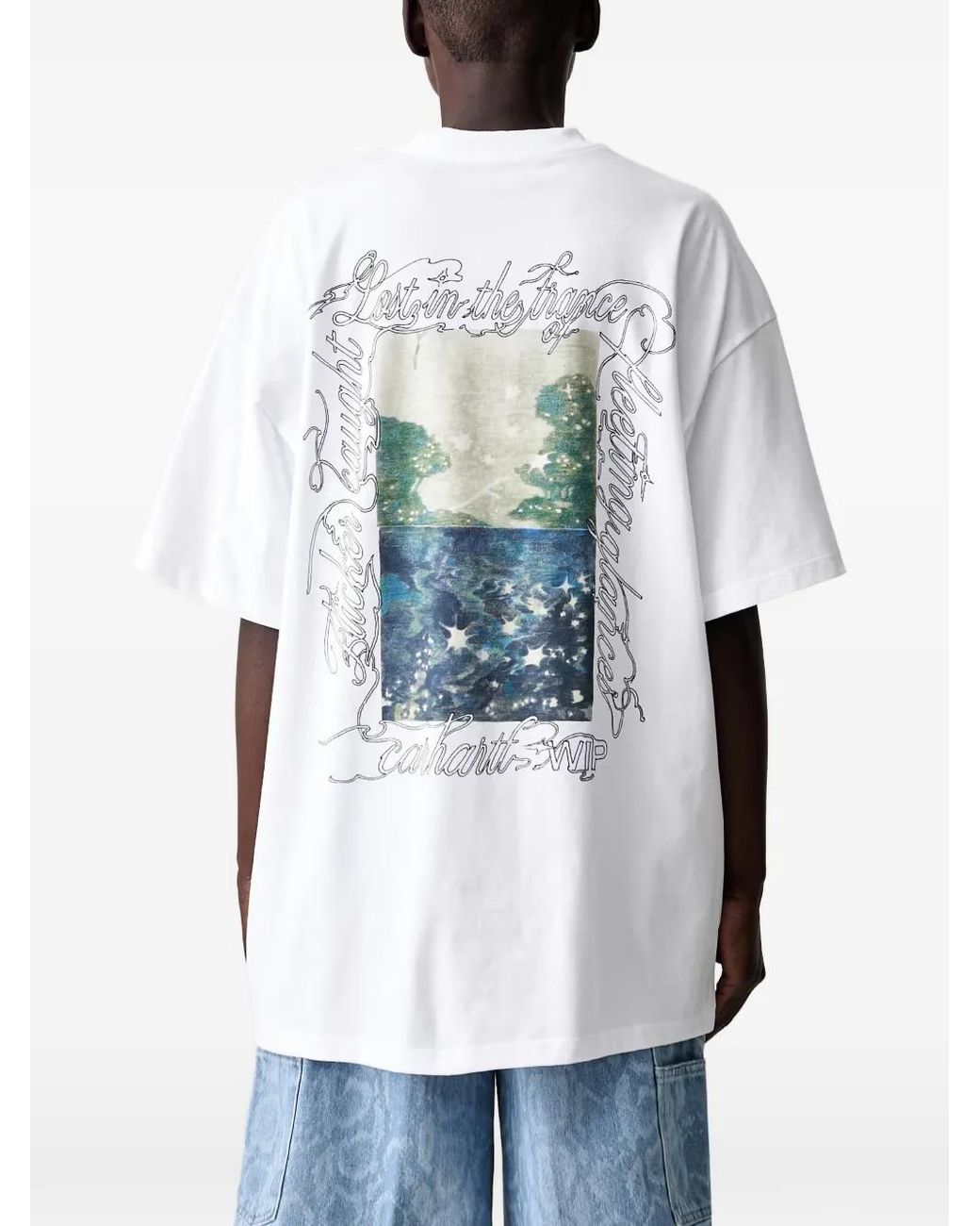 Carhartt White S/S Julia Klenovsky Graphic-Print T-Shirt