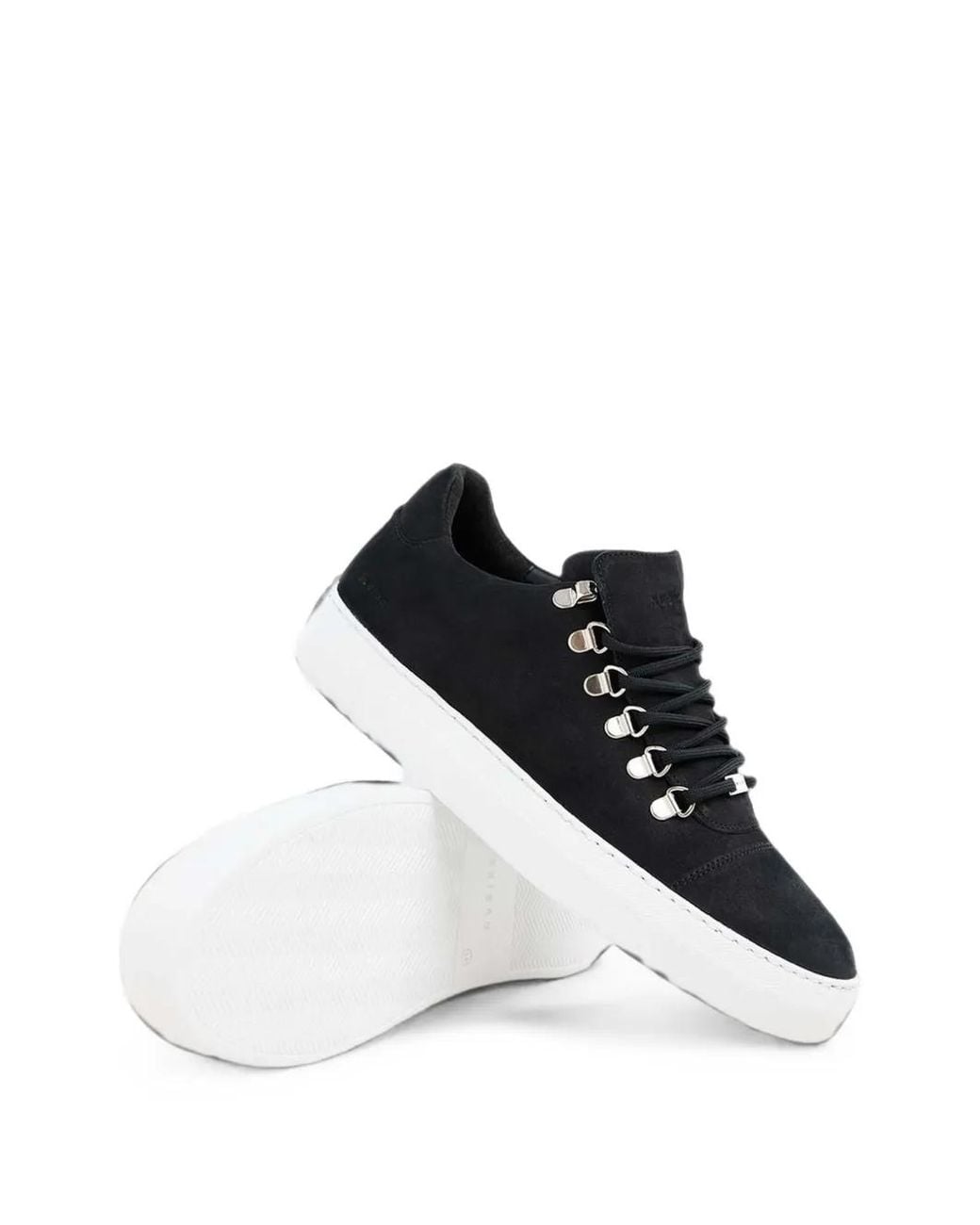 Nubikk Black Jagger Classic Lace-Up Sneakers for men