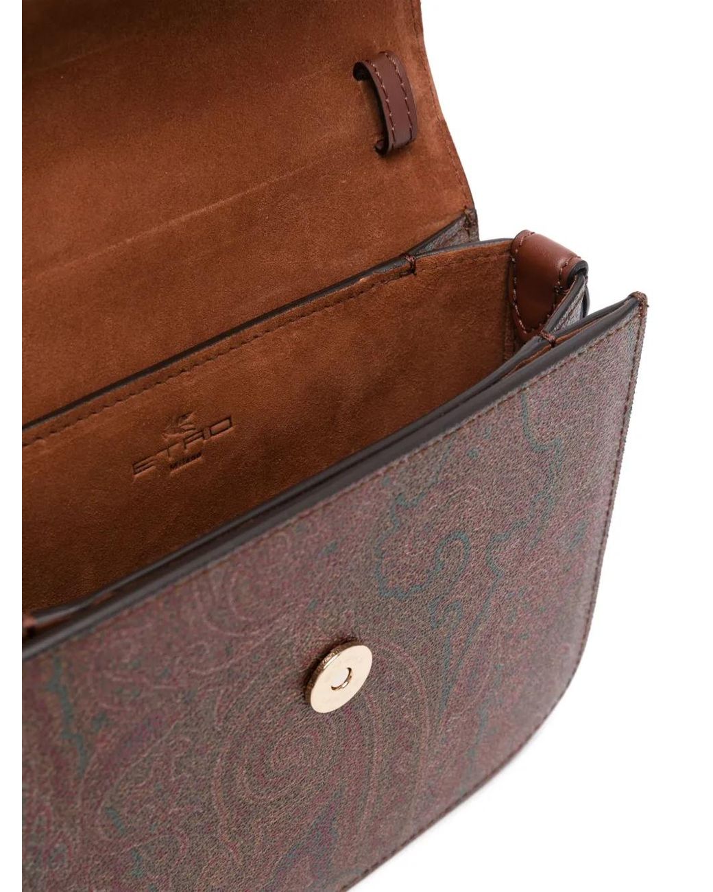 Etro Brown Large Essential Cross Body Bag