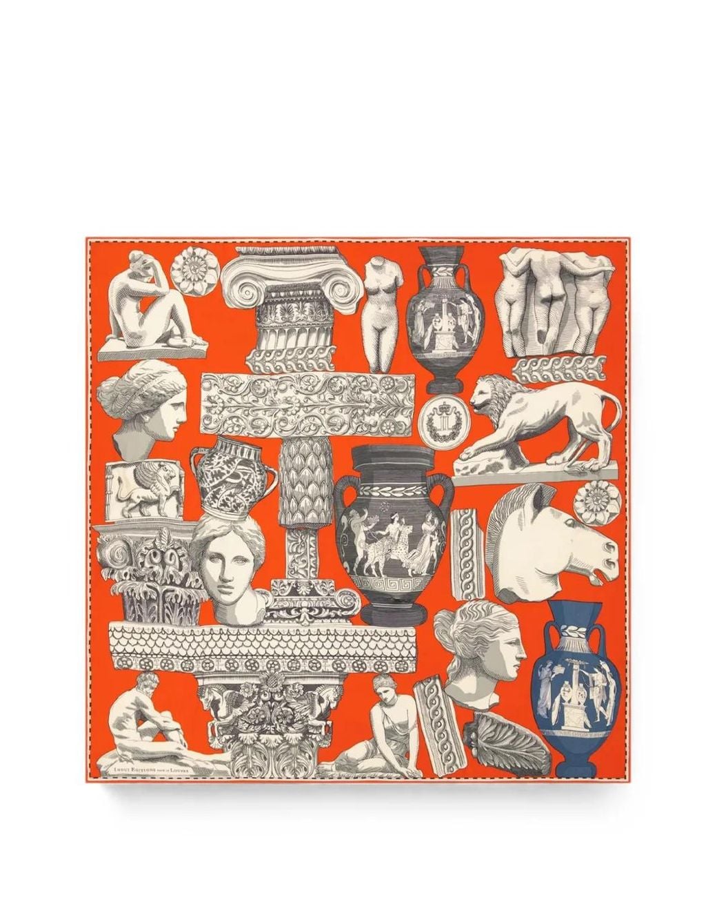 Sciarpa Square 130 di Inoui Edition in Red