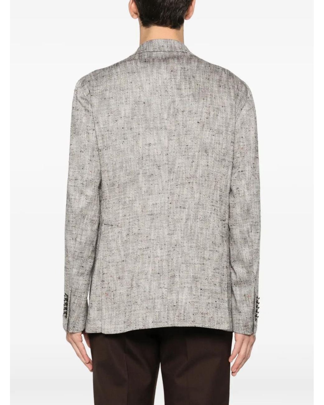 Tagliatore Gray Two-Button Blazer for men