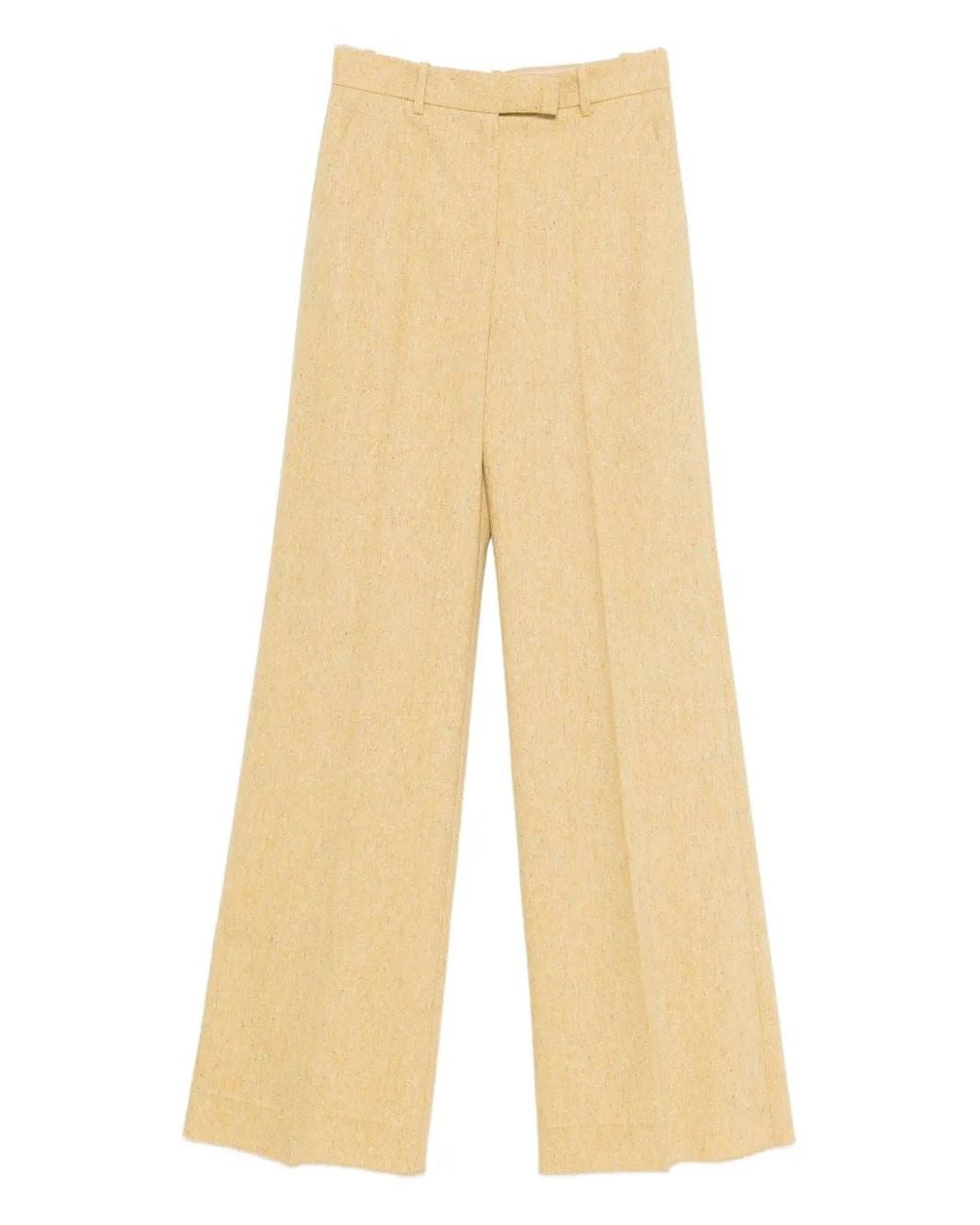 Valentino Garavani Natural Belt-Loop Trousers