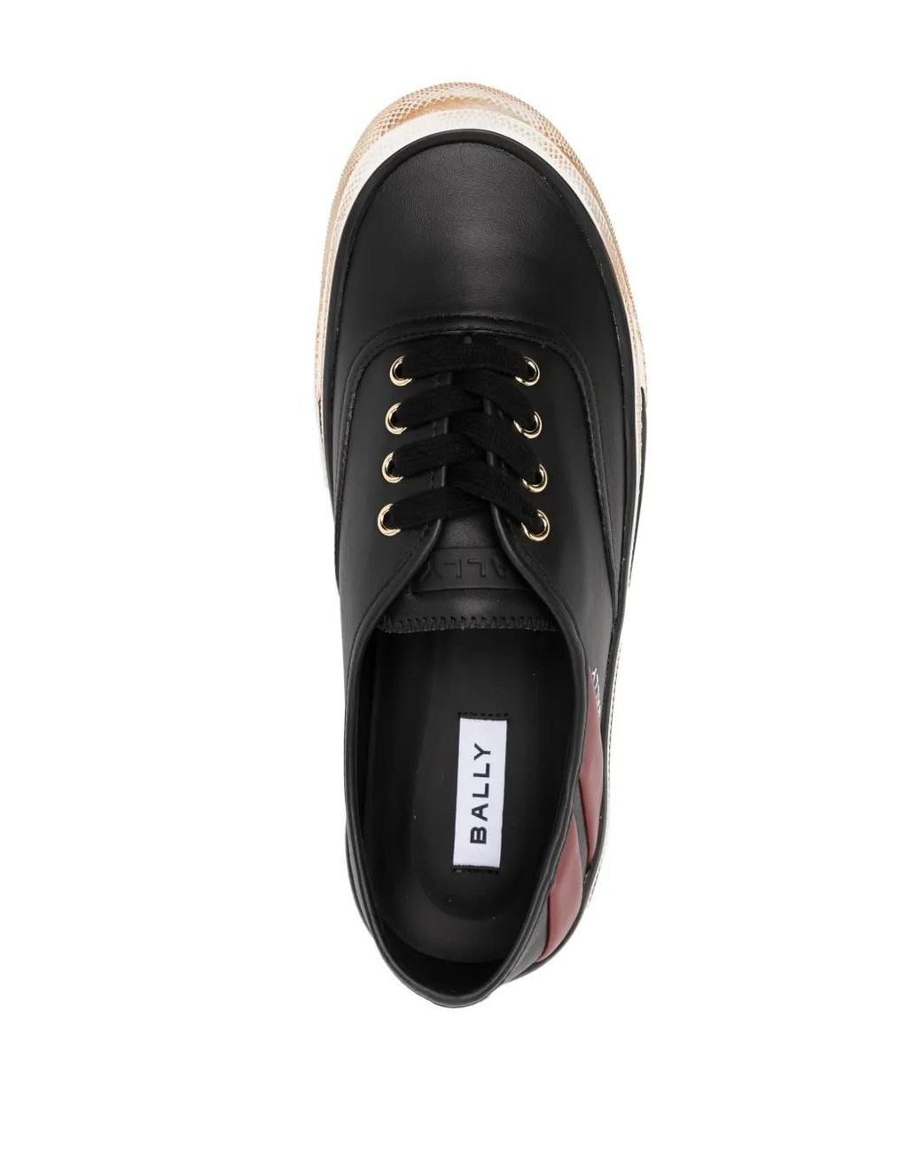 Bally Gray Logo-Print Low-Top Sneakers for men