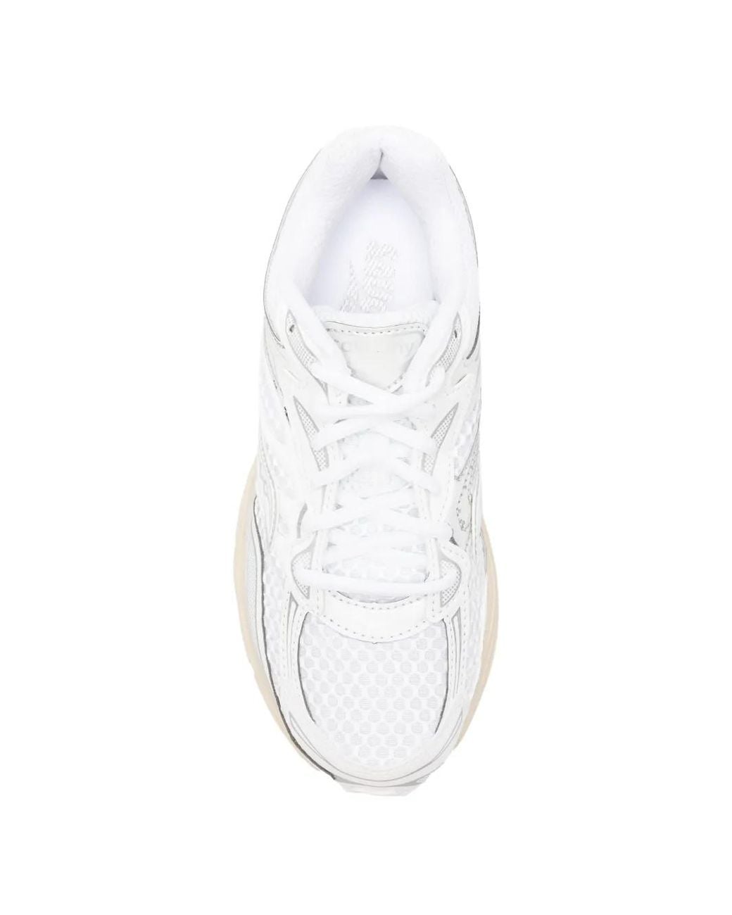 Saucony White Baskets À Empiècements En Résille