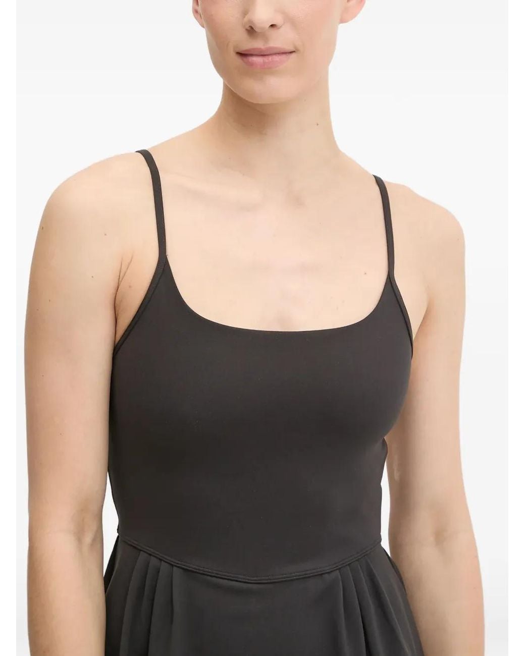 PUMA Black Cloudspun Open-Back Dress