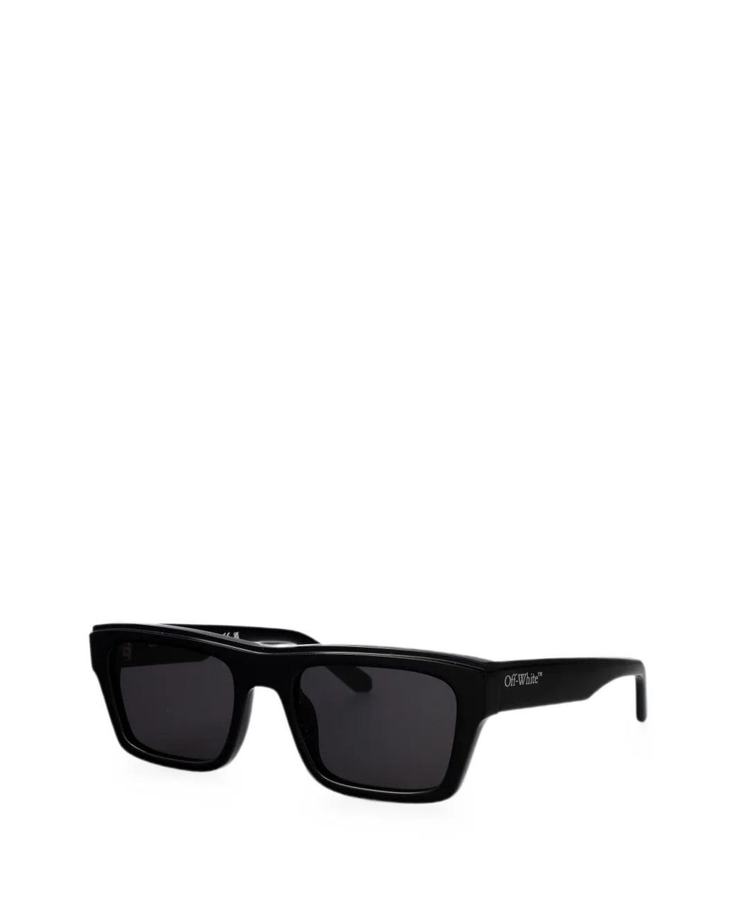 Off-White c/o Virgil Abloh Black Flint Rectangle-Frame Sunglasses