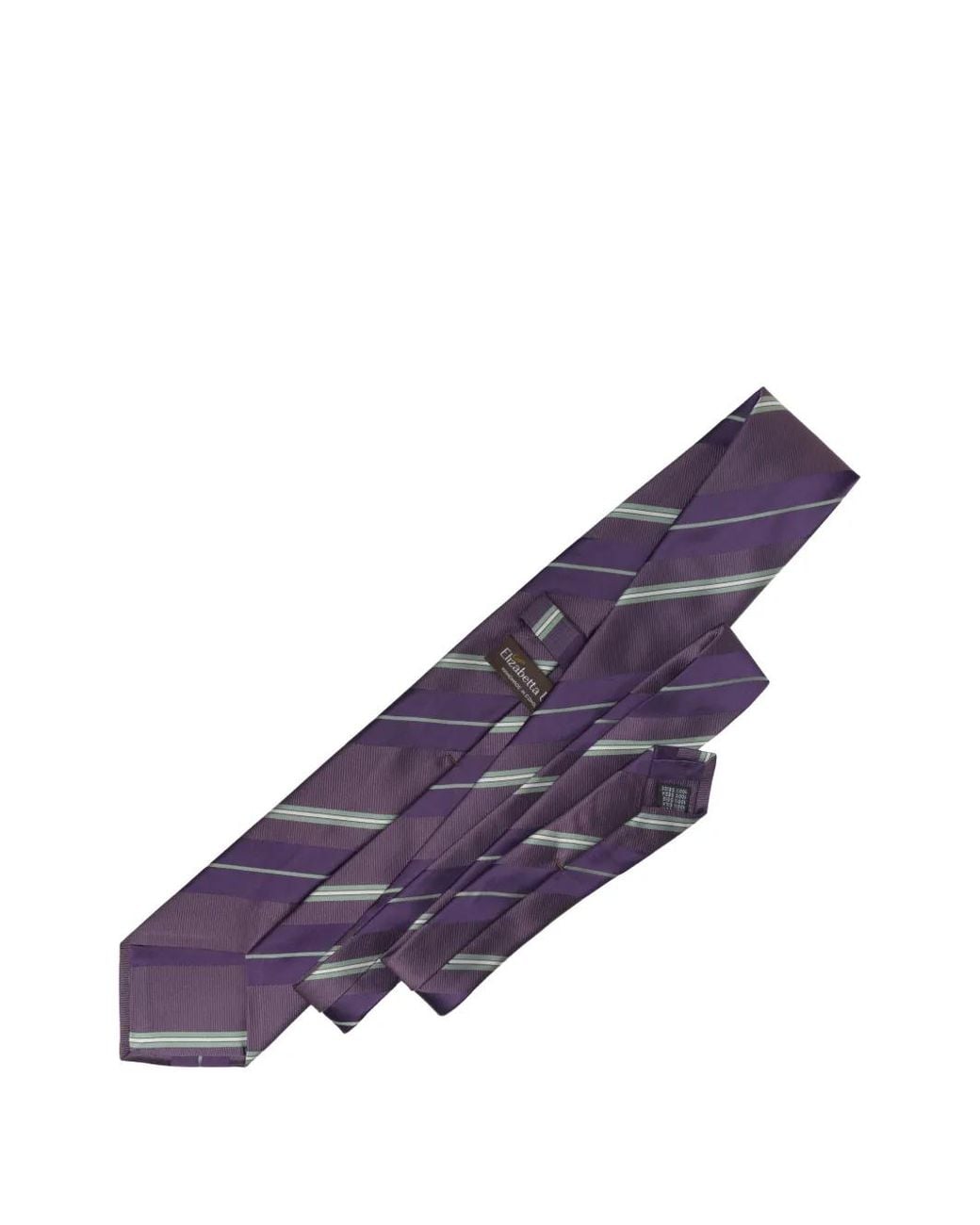 Elizabetta Purple Toledo Silk Jacquard Tie for men