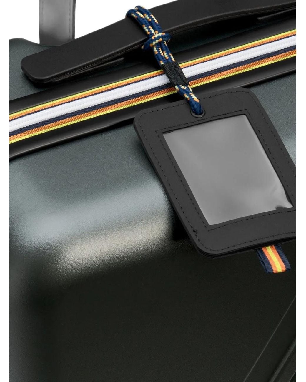 K-Way Black Eudoxie Logo-Embossed Suitcase