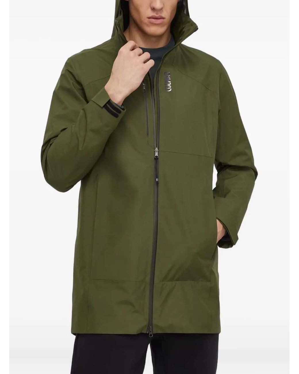 Colmar Green Zip-Up Hooded Jacket for men