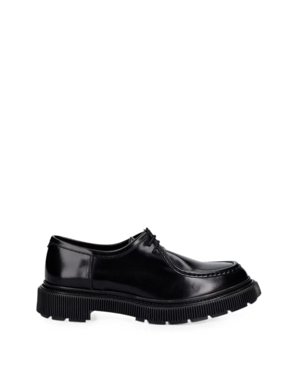Derbies À Semelle Crantée Adieu en coloris Black