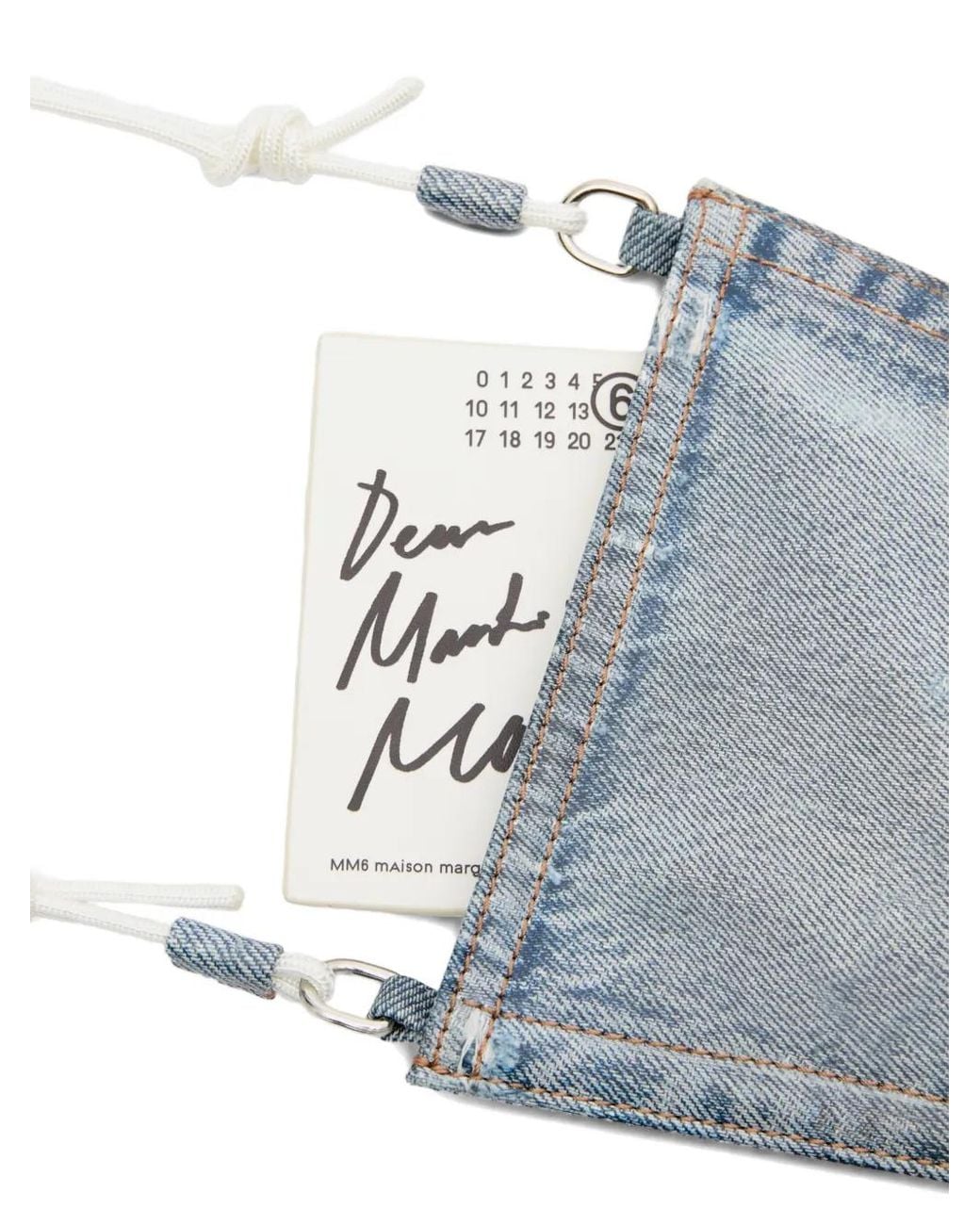 MM6 by Maison Margiela White Pocket Cross Body Bag