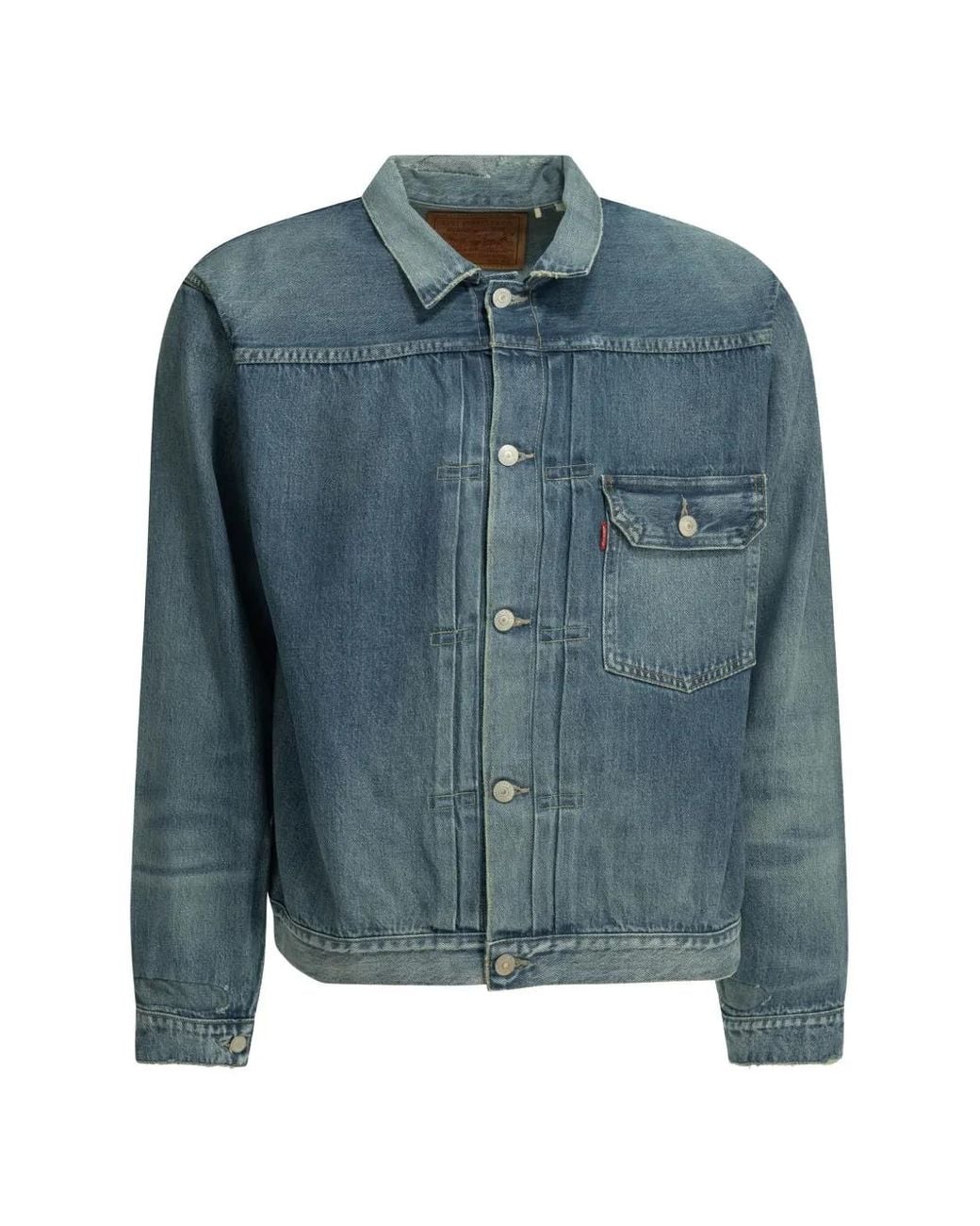 Levi's Blue 1936 Type I Pleated Denim Jacket for men