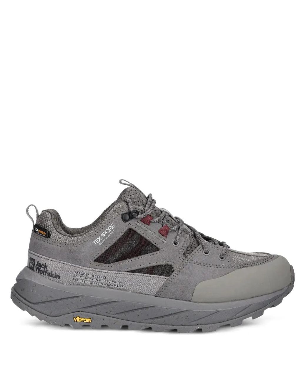 Jack Wolfskin Gray Sneakers Mit Logo