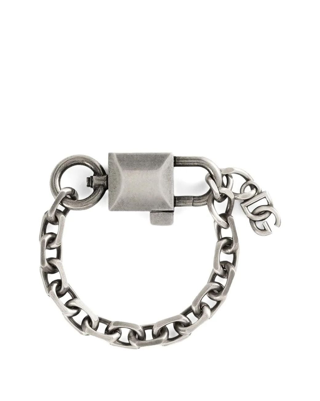 Dolce & Gabbana Metallic Chain Bracelet for men