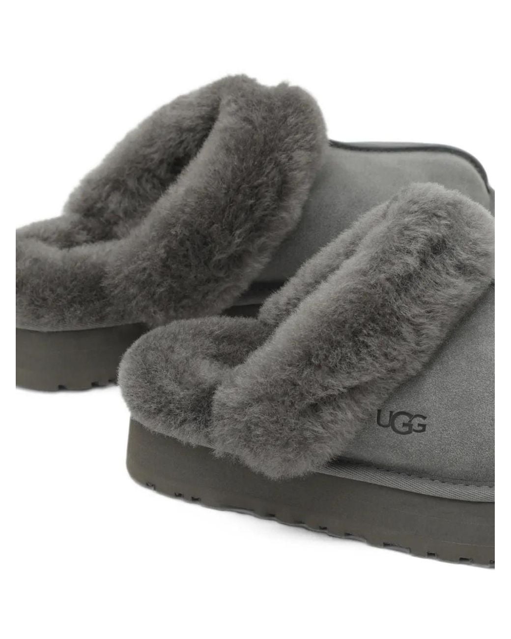 Ugg Gray Disquette Mules