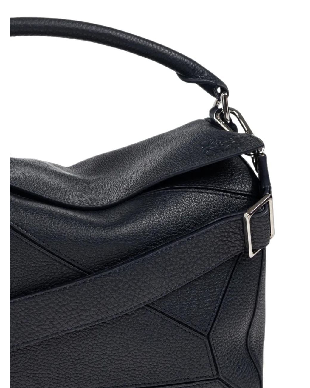 Loewe Blue Large Puzzle Shoulder Bag for men