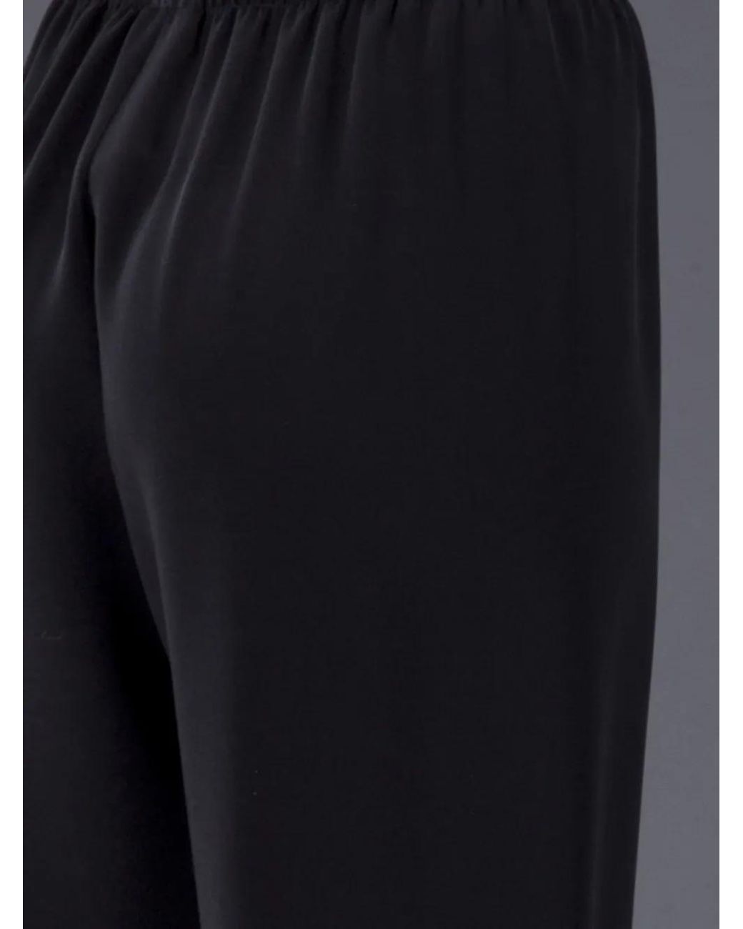 Peter Cohen Black Cropped Pull-On Trouser