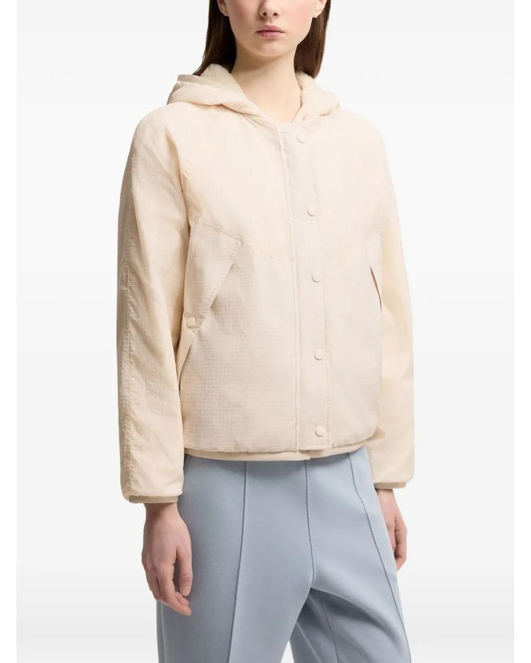 Moncler Natural Reversible Polartec High Loft Hoodie