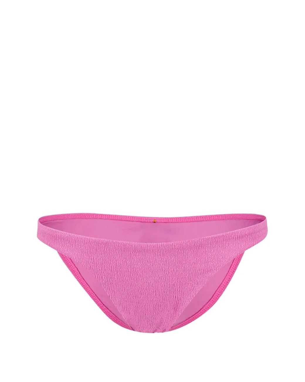 ViX Pink Firenze Basic Textured Bikini Bottoms