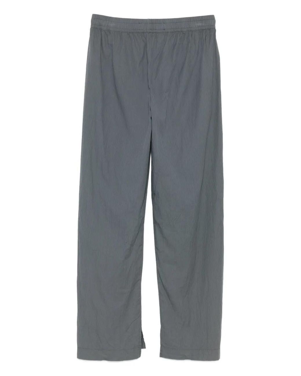 Notrainproof Gray Striped Elasticated-Waist Trousers