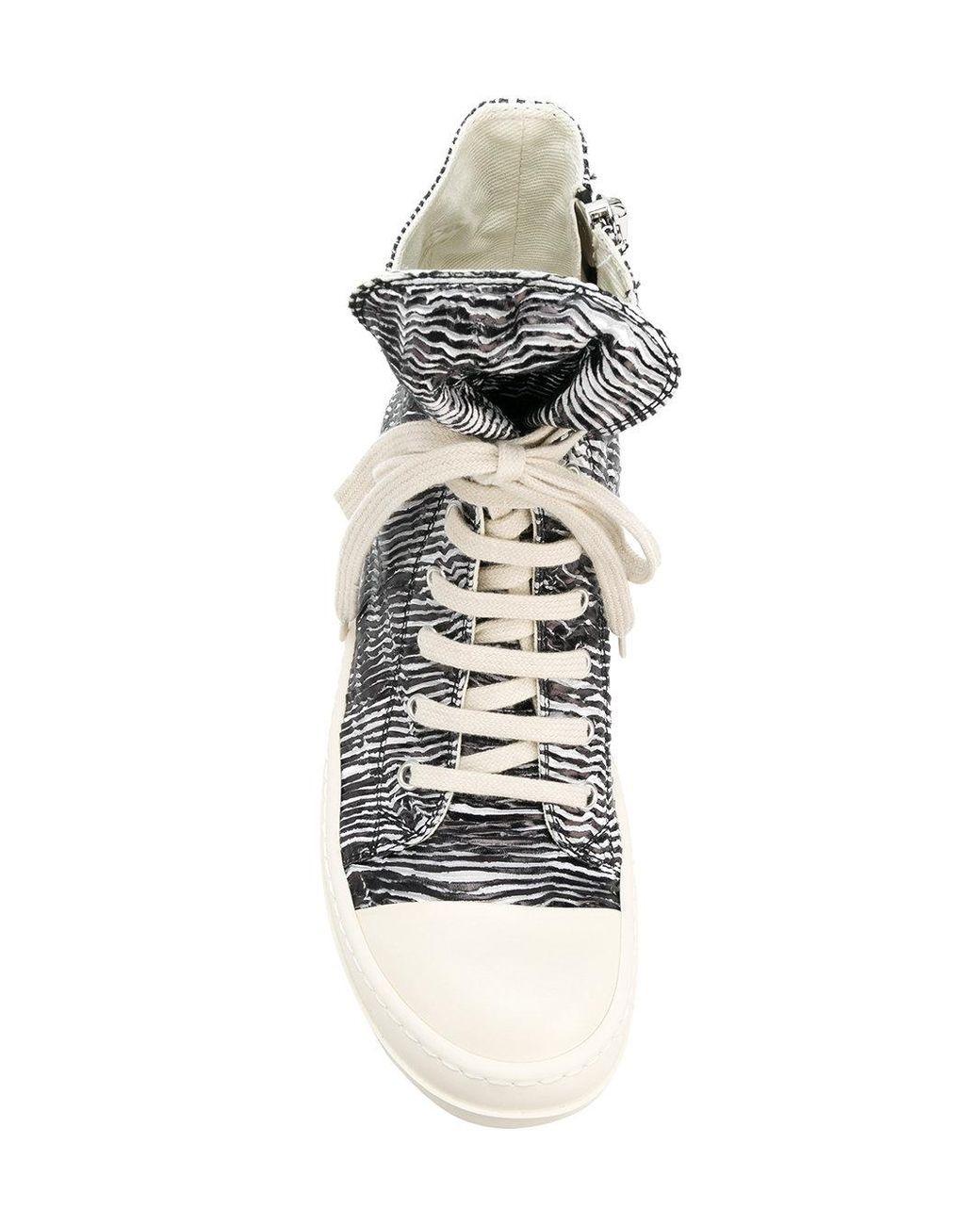 【rat】RICK OWENS DRKSHDW Rick Owens DRKSHDW Abstract Ramones Faux Fur - Size 37