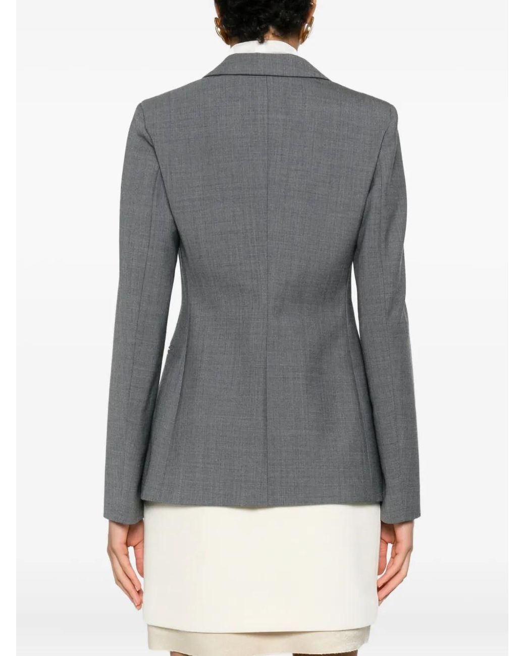 Blazer Herminia con botones Semicouture de color Gray