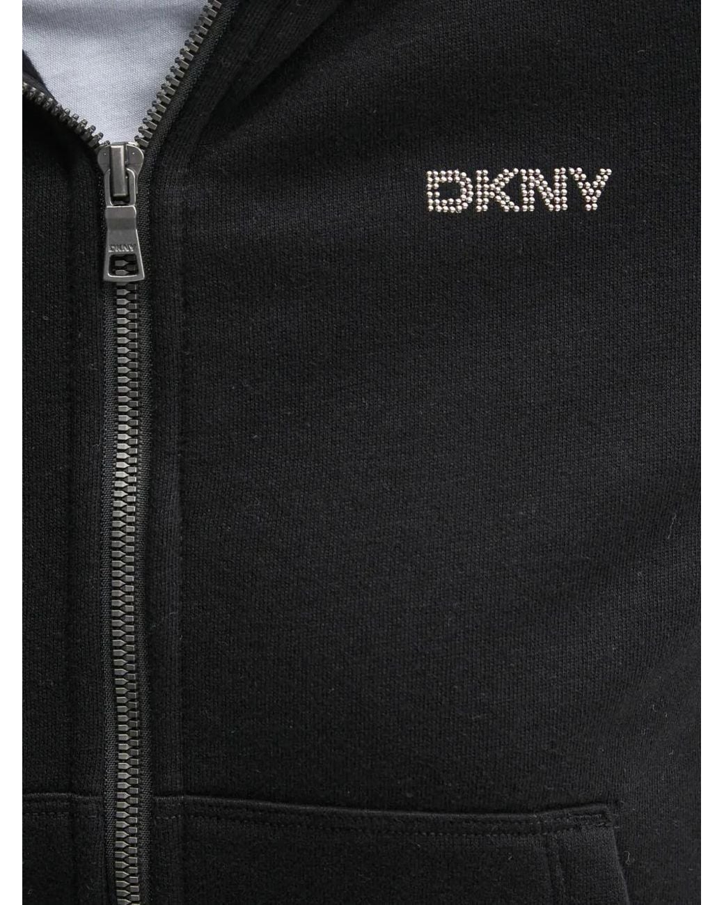 DKNY Black Zip Hoodie