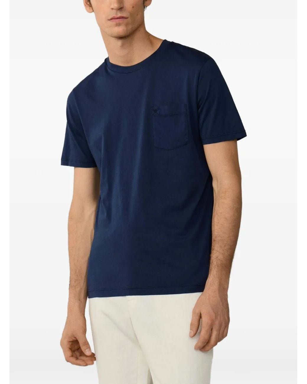 Camiseta Con Bolsillo Hackett de hombre de color Blue