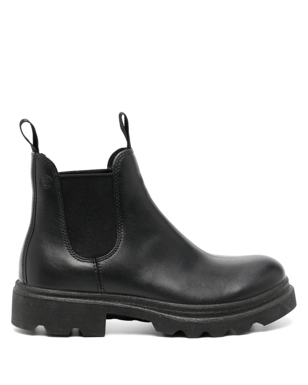 Ecco Black Grainer Chelsea Boot for men