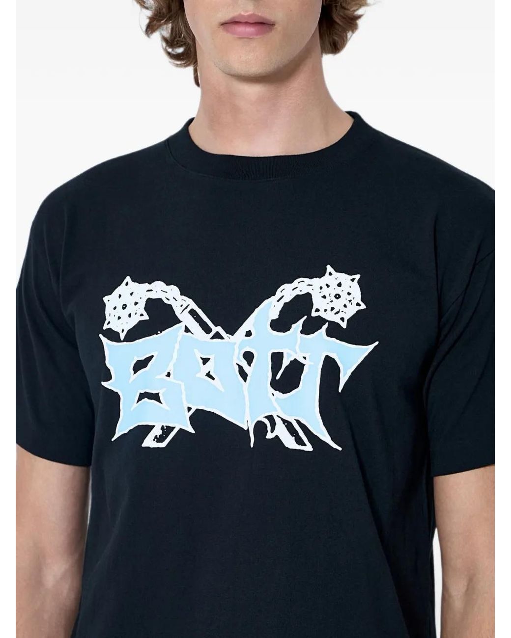 BoTT Blue T-Shirt À Logo Embossé for men
