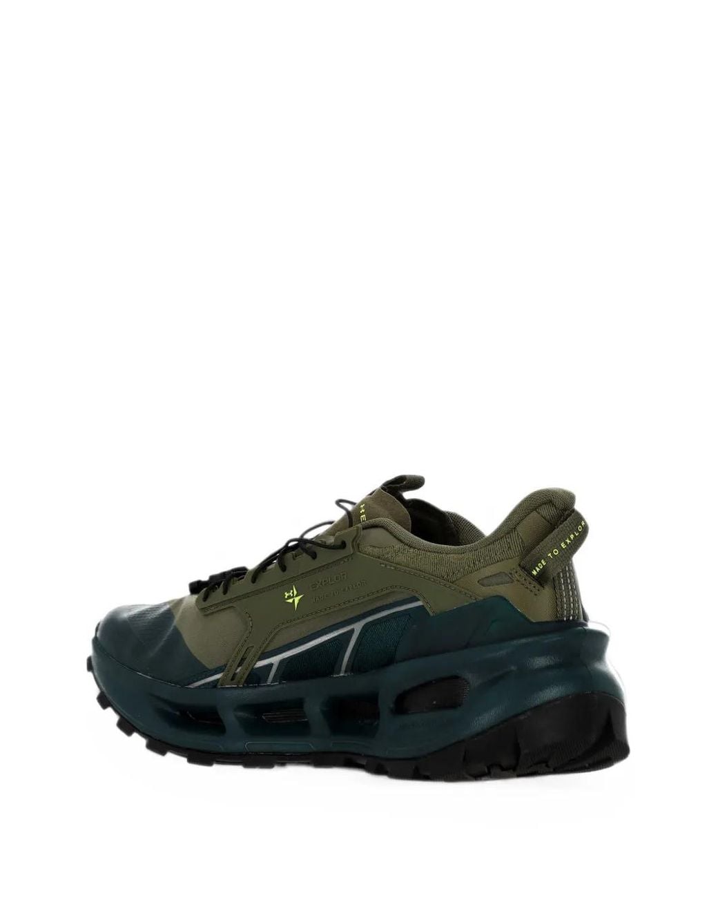 Under Armour Green Hovr Panelled Sneakers