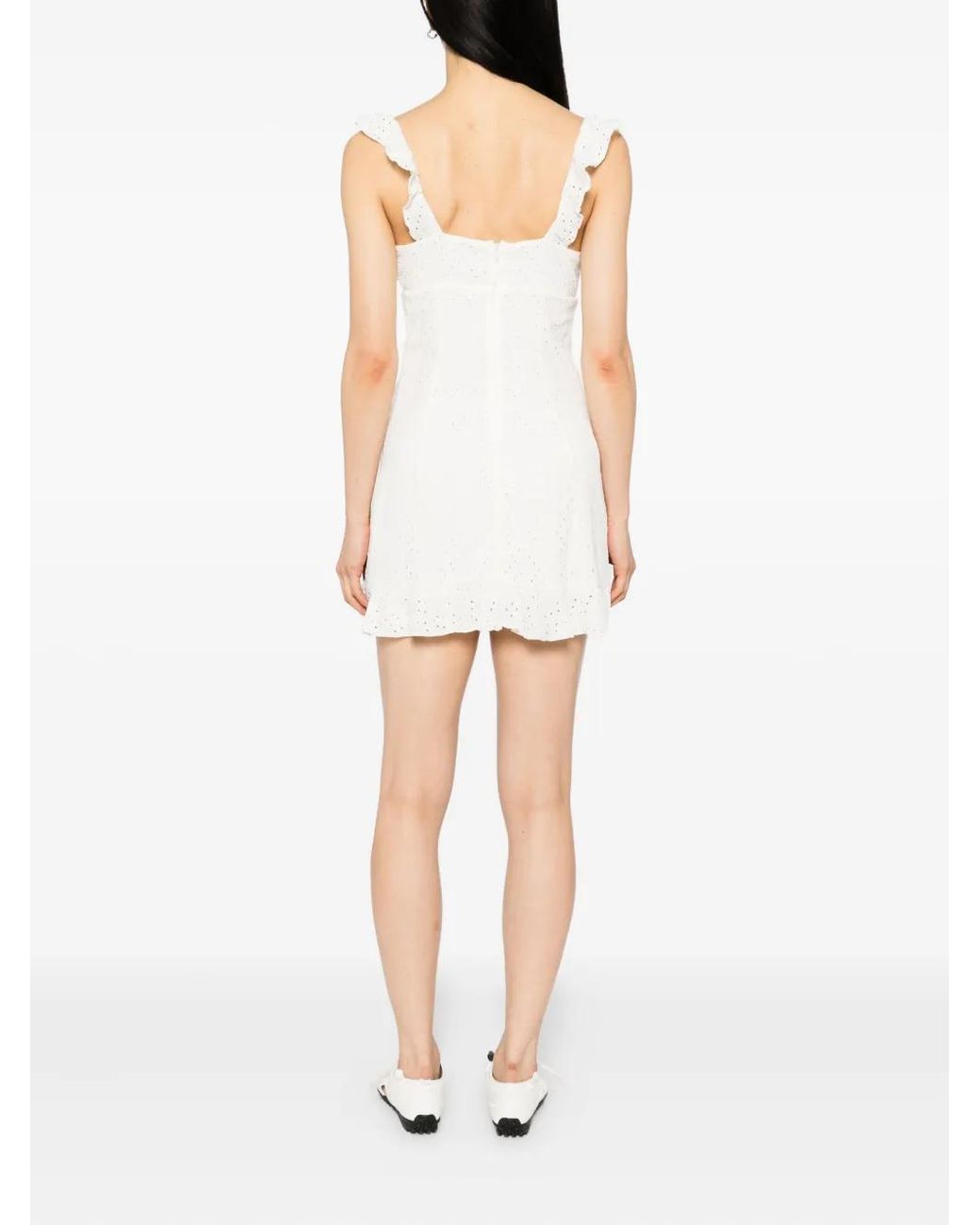 Reformation White Nora Dress