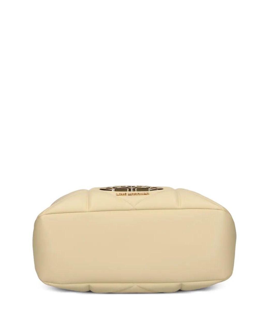 Love Moschino Natural Quilted Bucket Bag