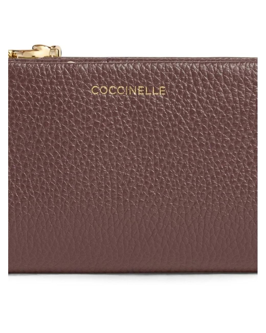 Coccinelle Brown C-Me Logo-Detail Wallet