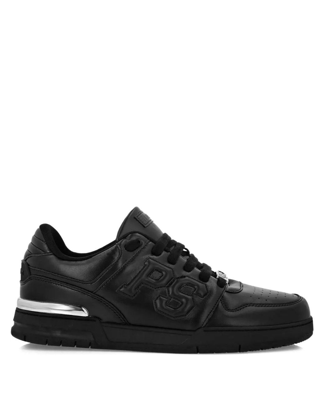 Philipp Plein Black Low-Top Sneakers Ps Cocco