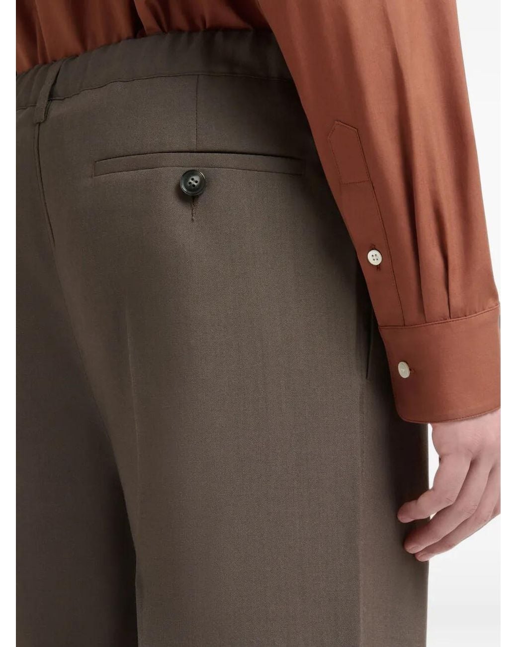 Marni Brown Trousers for men