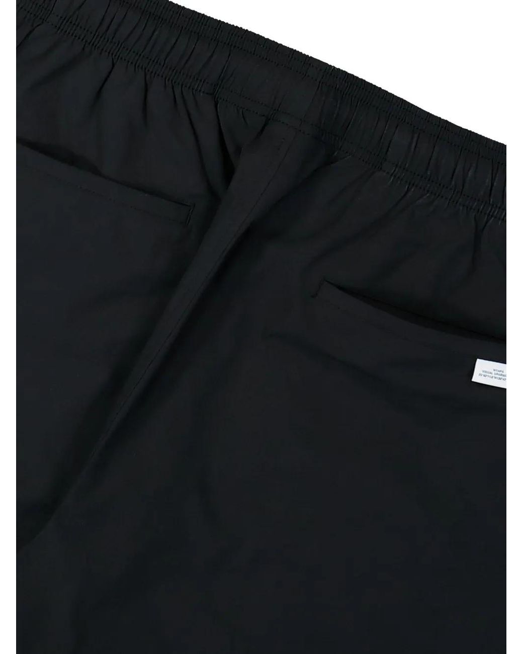(w)taps White Ripstop Track Pants for men