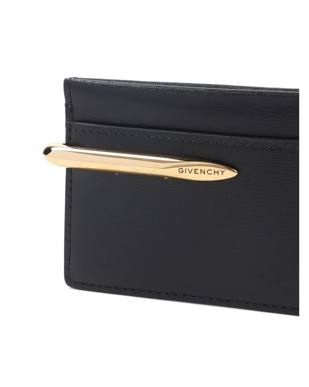 Givenchy Black Portefeuille En Cuir