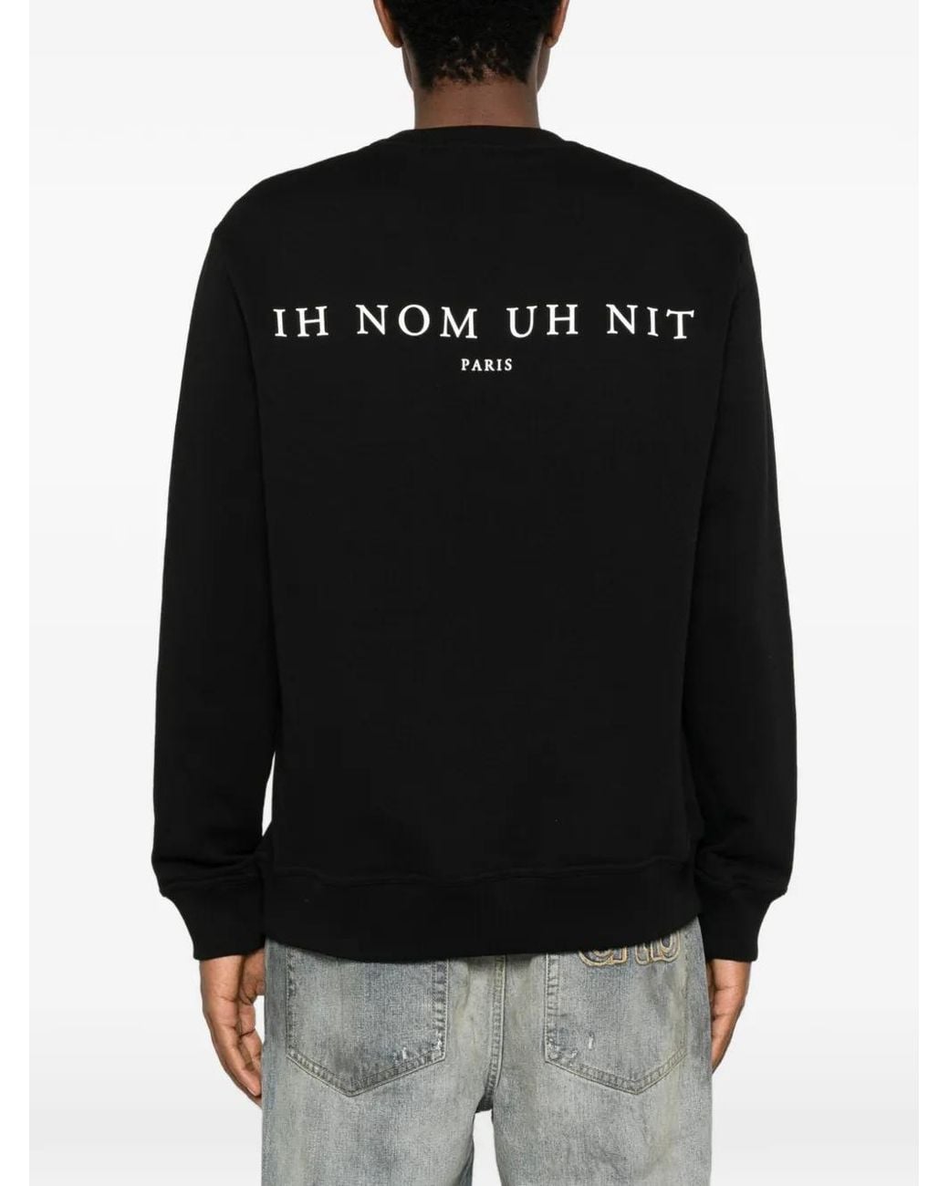 Ih Nom Uh Nit Black Sweat À Imprimé Graphique for men
