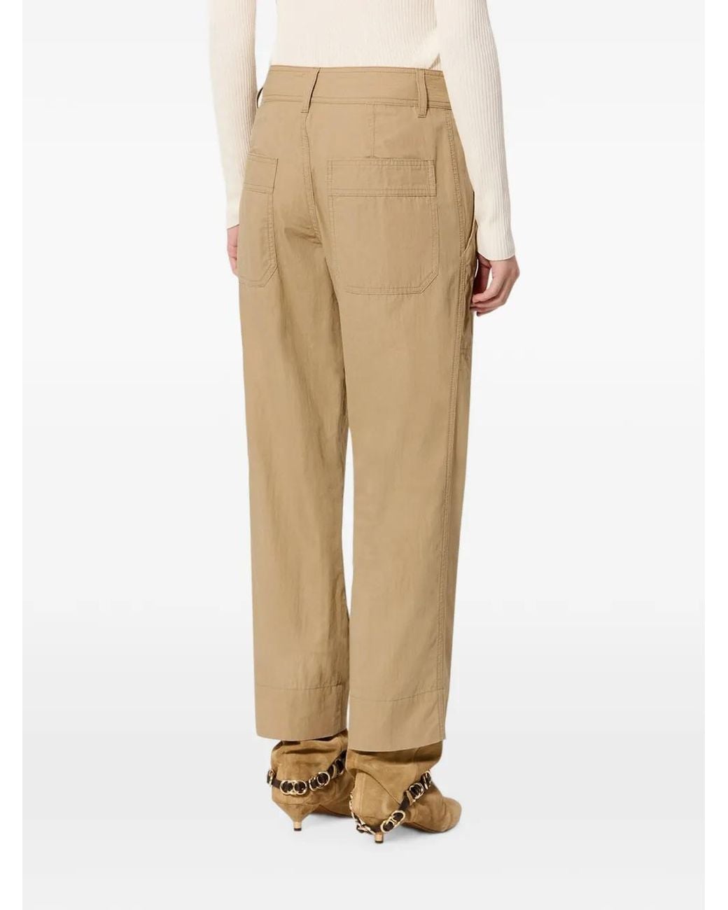 Isabel Marant Natural Amandine Trousers