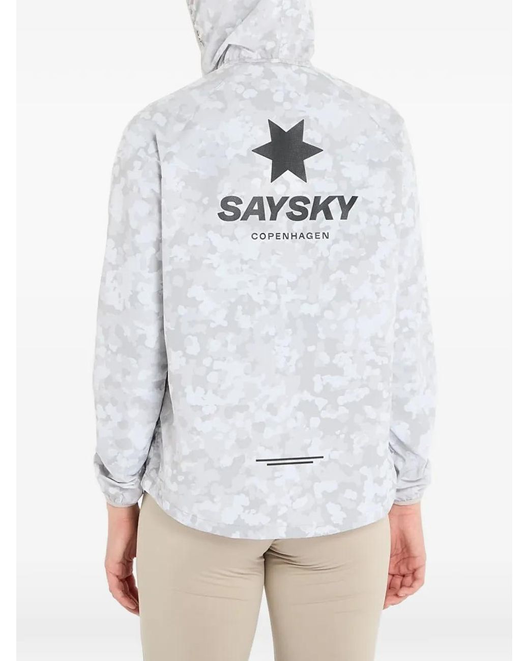 Saysky White Camo-Print Jacket