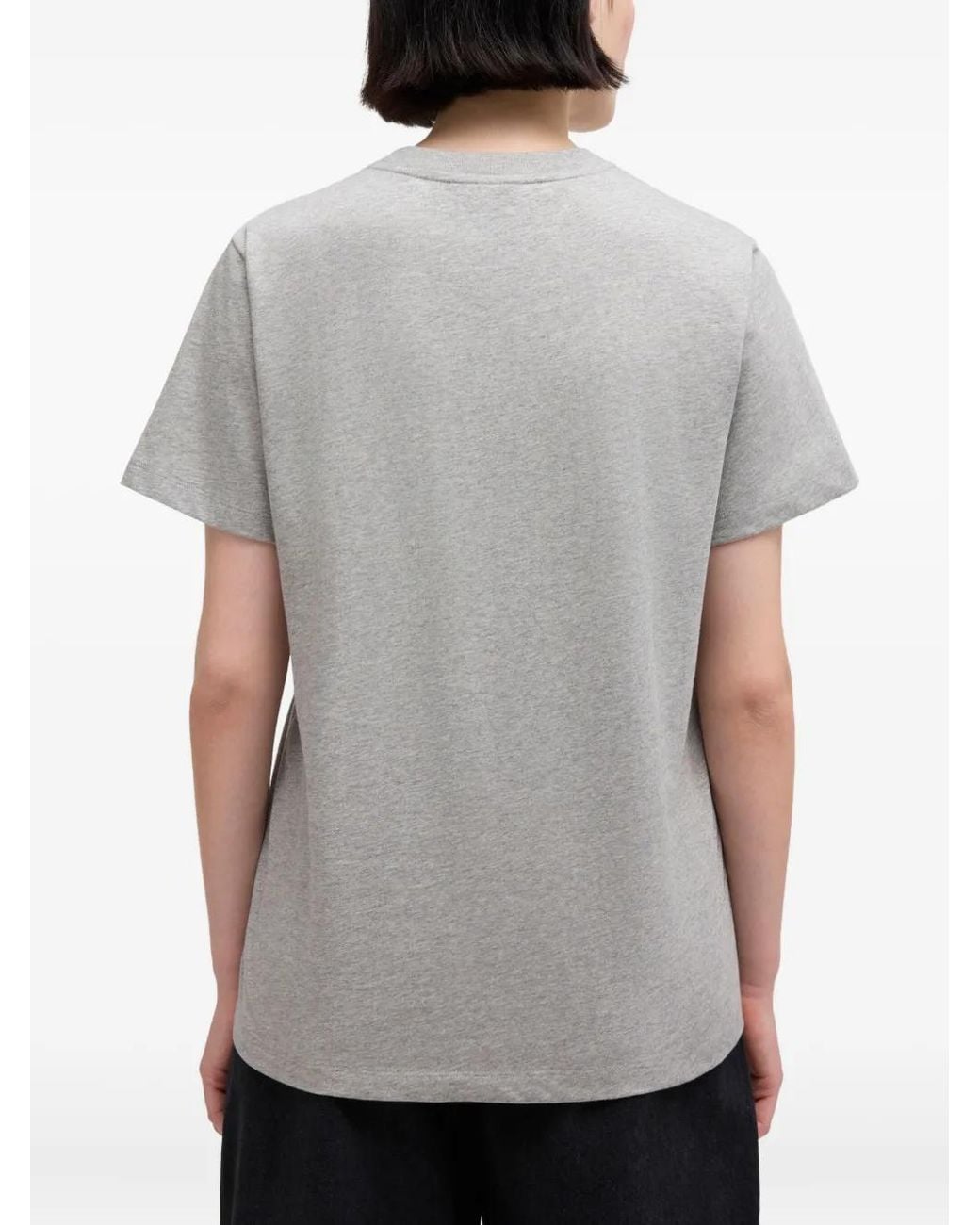 Ganni Gray Essential T-Shirt