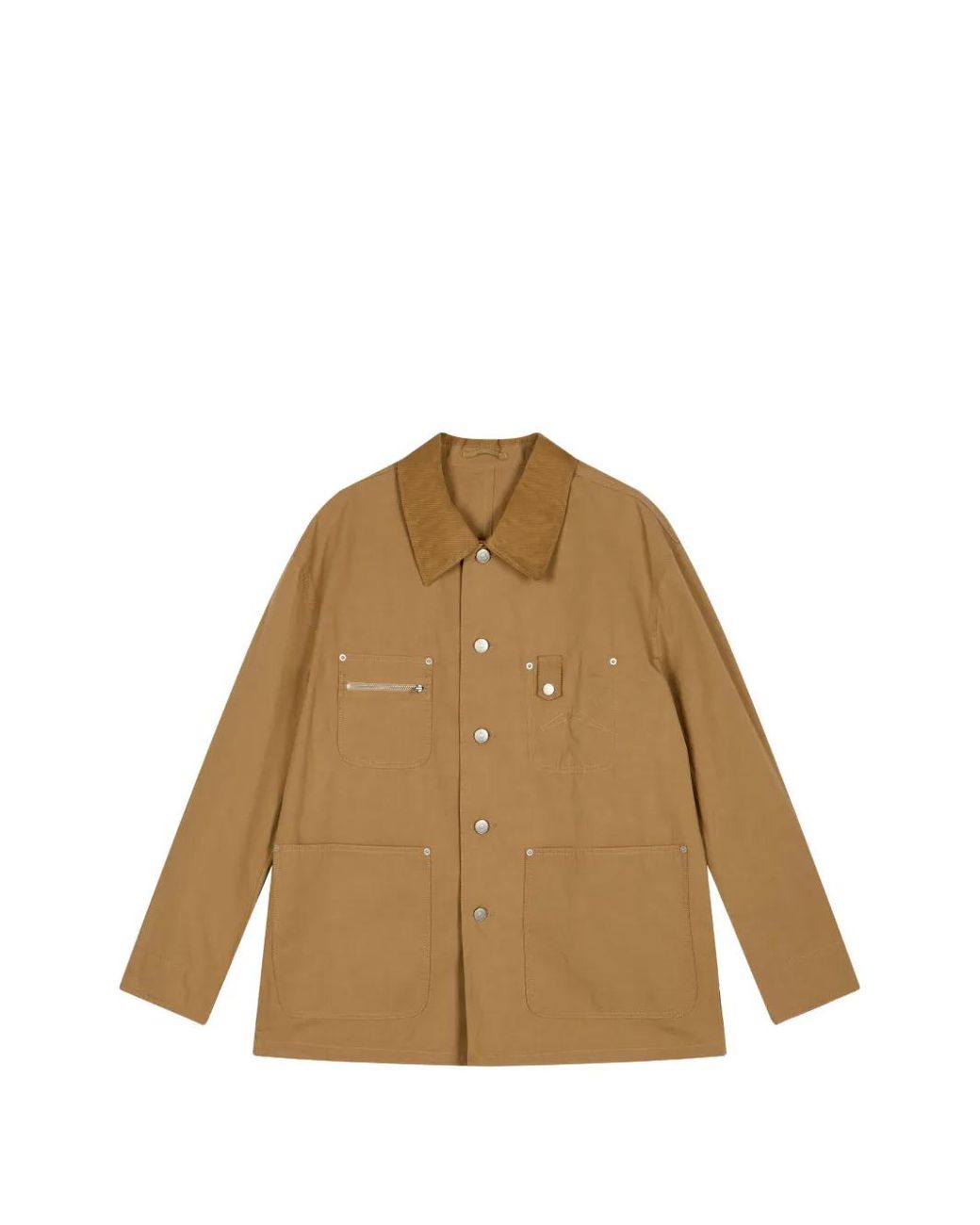 CROQUIS Natural Button-Up Shirt Jacket for men